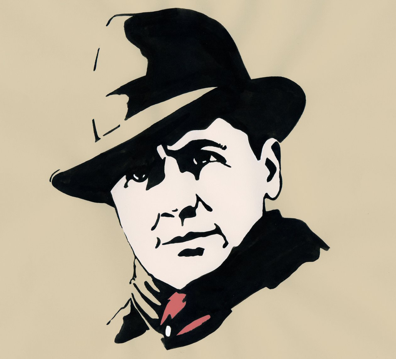 Portrét prefetovaného a odolného Francouze Jeana Moulina (1899-1943) od Alessandro Lonati