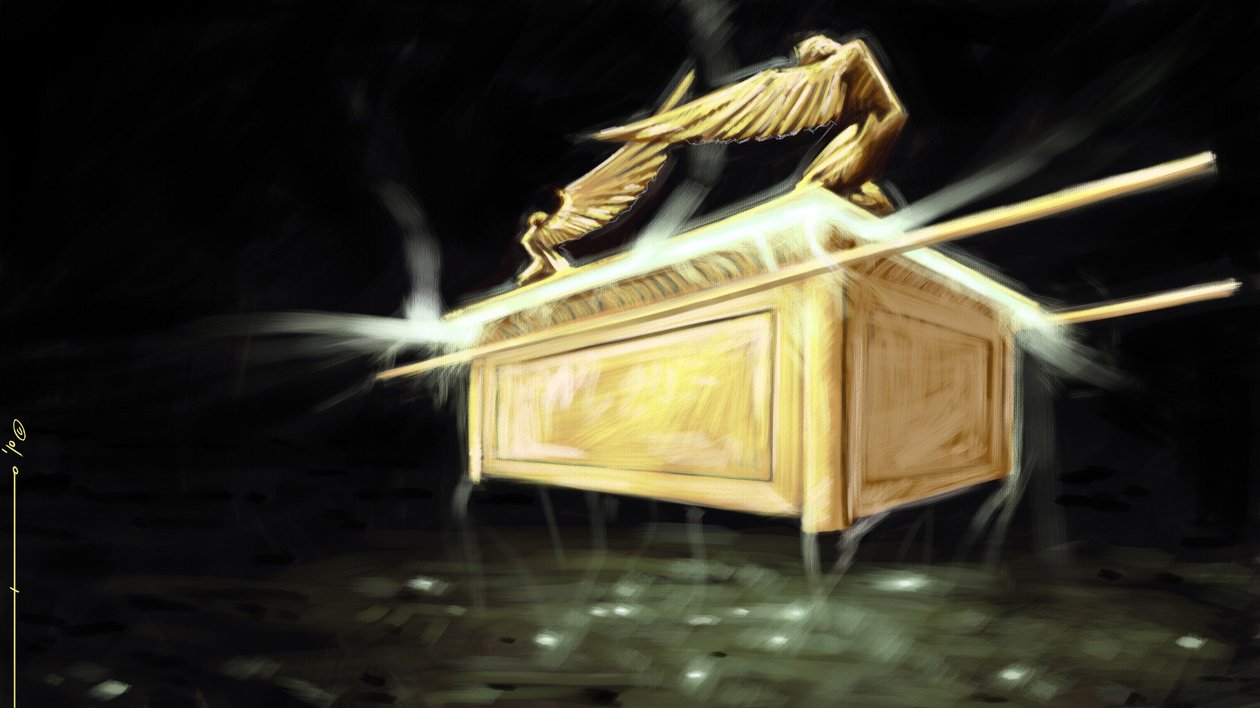 Znázornění archy Svaté smlouvy. Ilustrace Alesandro Lonati. 2010 od Alessandro Lonati