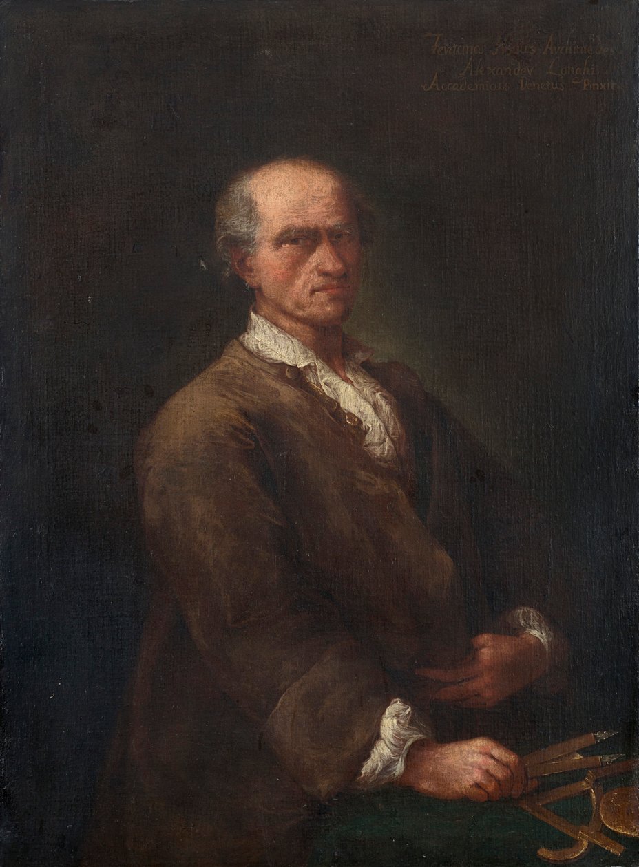 Portrét Bartolomea Ferraciny 1692-1777, cca 1770. od Alessandro Longhi