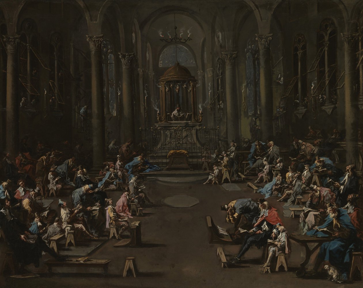 Synagoga, 1725-35 od Alessandro Magnasco