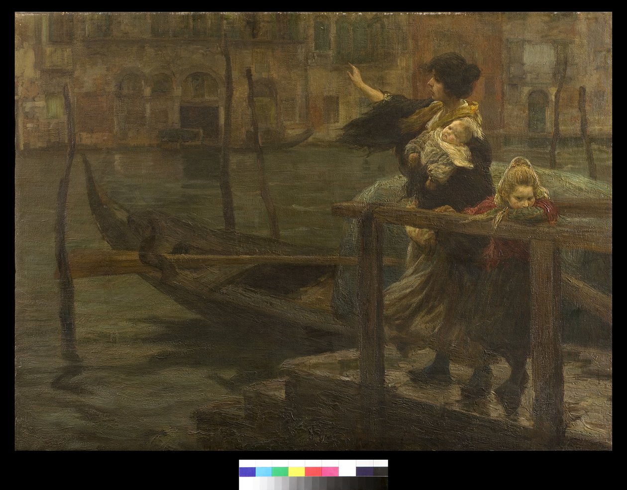 Přechod nebo odchod námořníka, 1901 od Alessandro Milesi