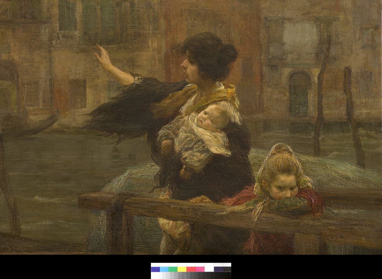 Přechod nebo odchod námořníka, 1901 od Alessandro Milesi