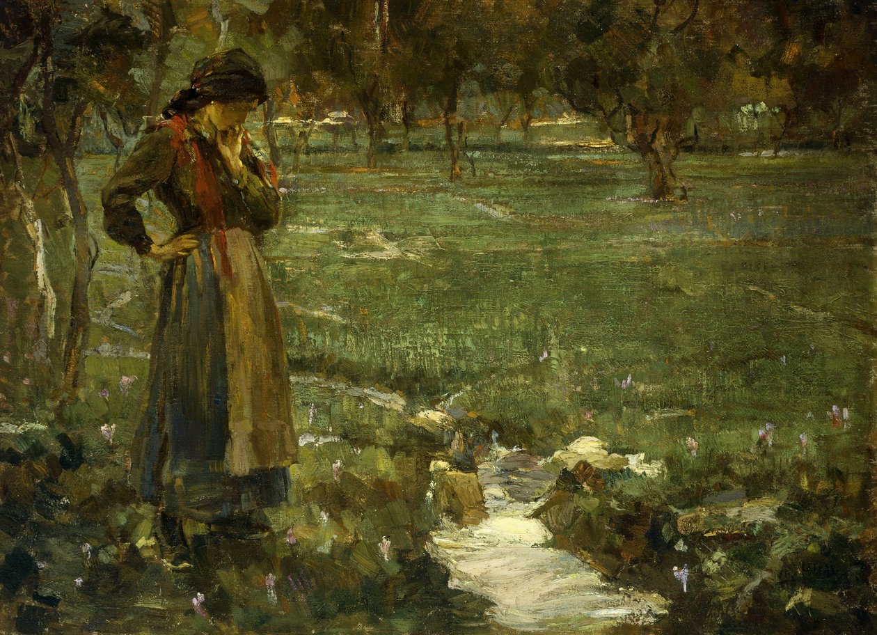 The Whispering Brook (olej na plátně) od Alessandro Milesi