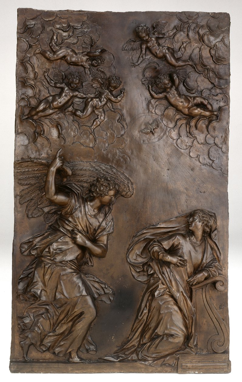 Zvěstování, kolem roku 1583 od Alessandro Vittoria