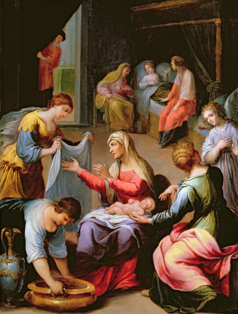 Narození Panny od Alessandro di Agostino Casolani