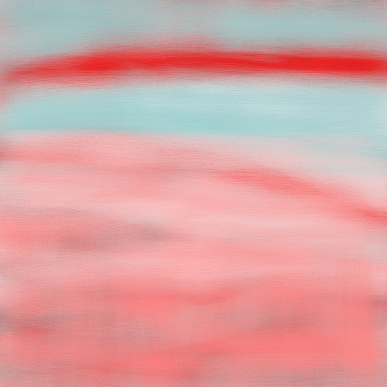 Letní pole (Ráno), 2015, (digitální malba) od Alex Caminker