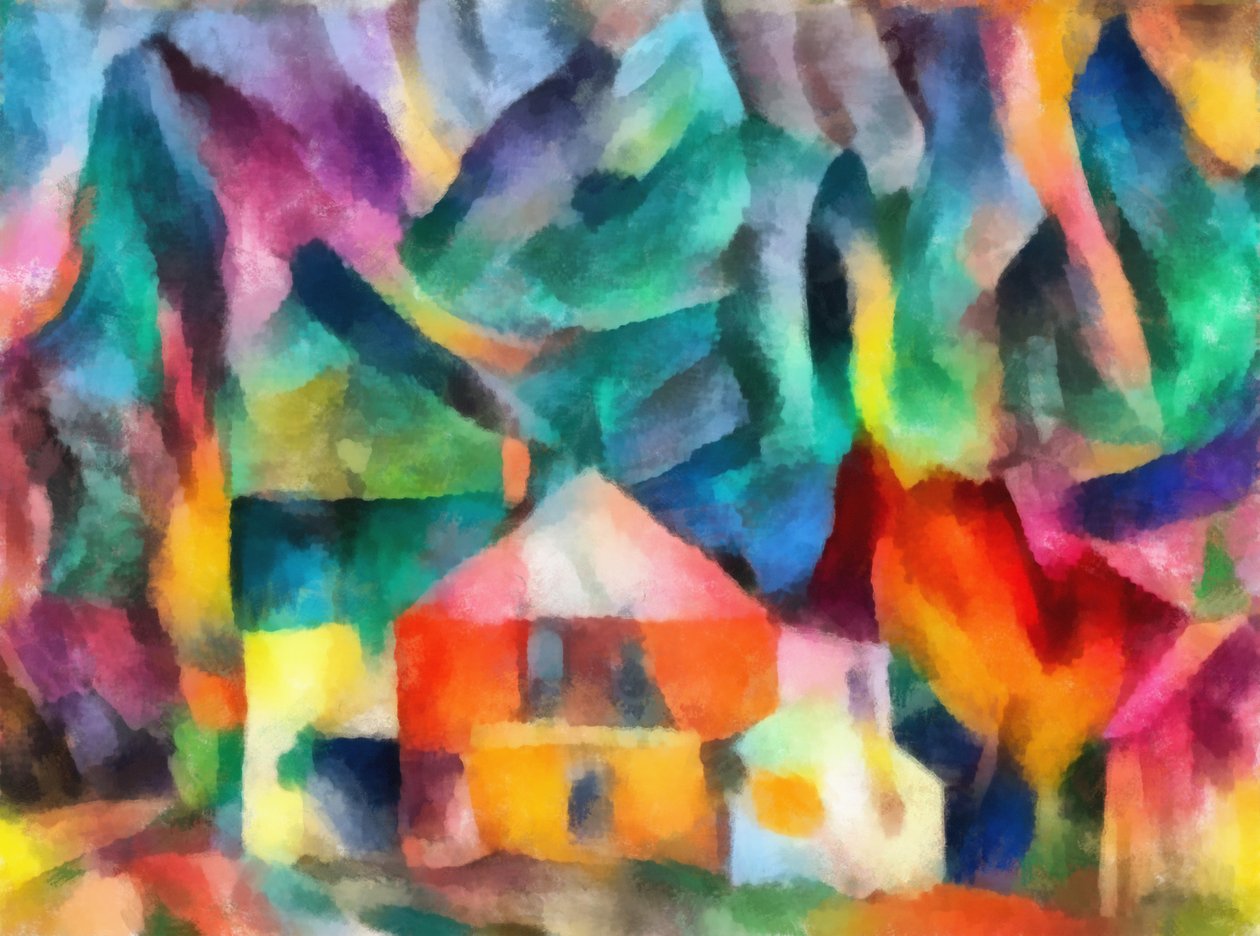 na úpatí hor, 2017, od Alex Caminker