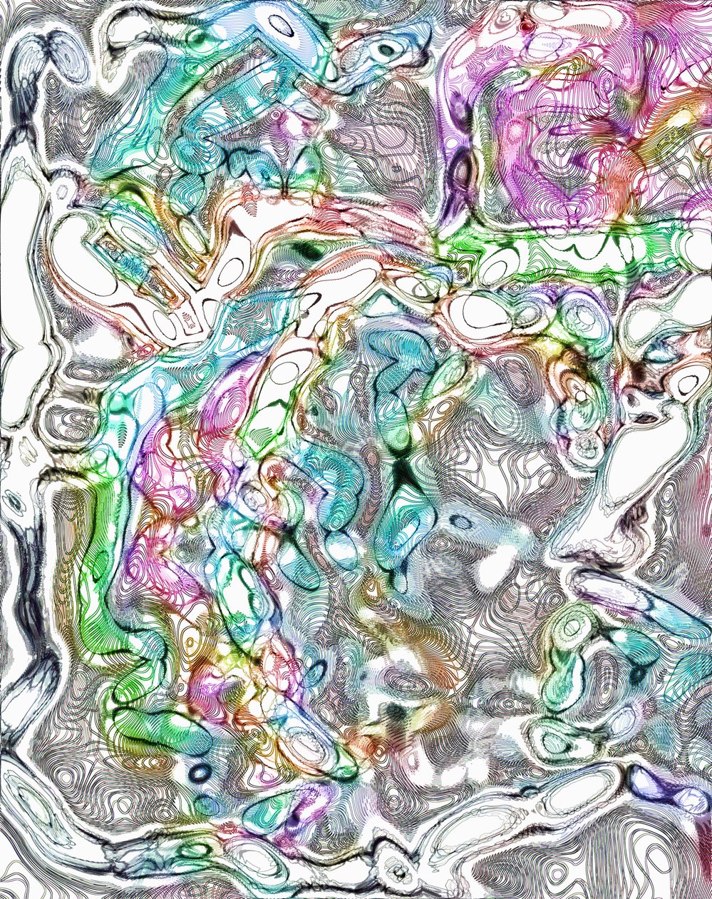 etuda II, 2019, (digitální) od Alex Caminker