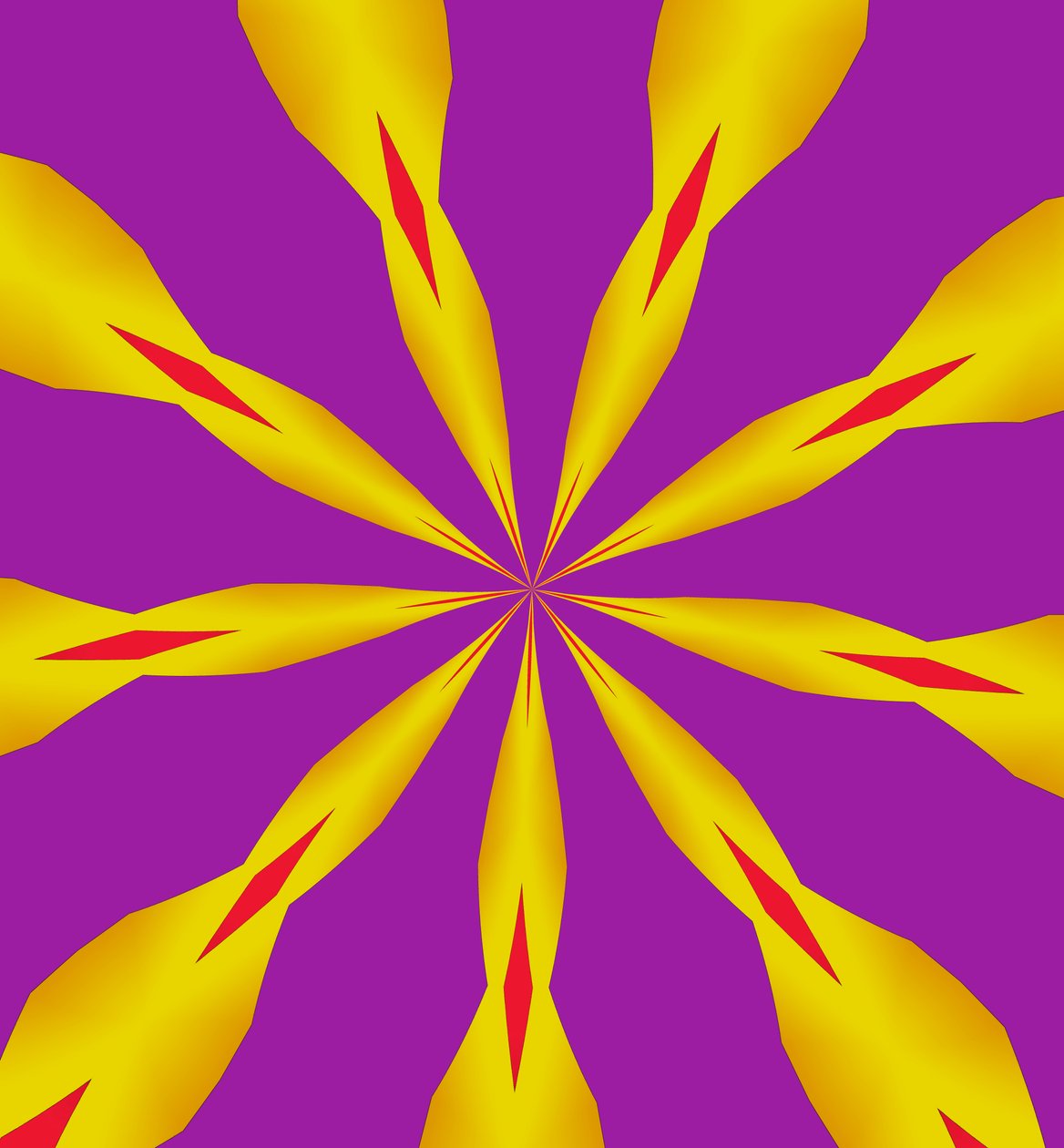 květiny #7,2019, (gradient) od Alex Caminker