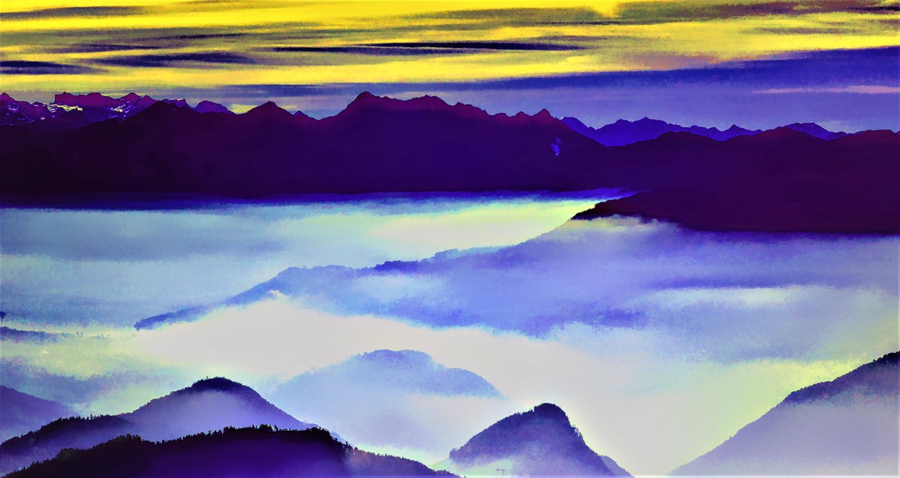 krajina, 2019, (fotografie) od Alex Caminker