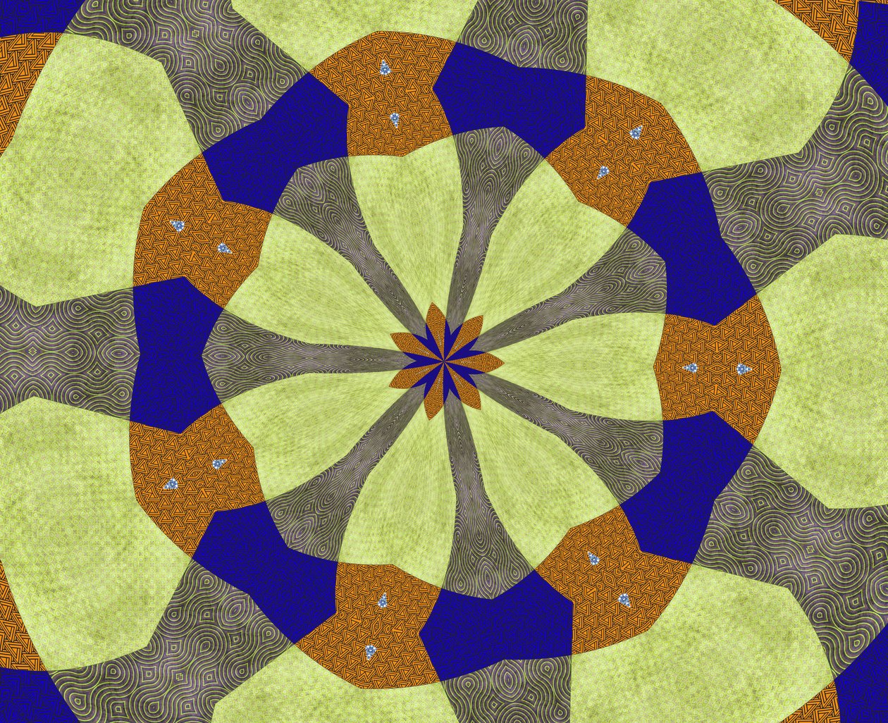 ornament #23,2019,(kombinovaná technika) od Alex Caminker