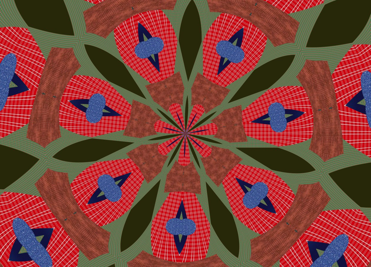 ornament #41,2019,(kombinovaná technika) od Alex Caminker