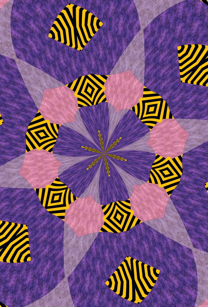 ornament #69,2019, (kombinovaná technika) od Alex Caminker
