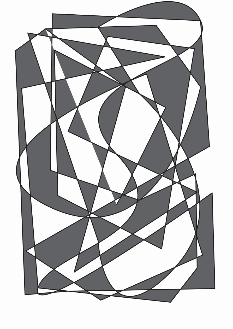 puzzle, 2017, (kombinovaná média) od Alex Caminker