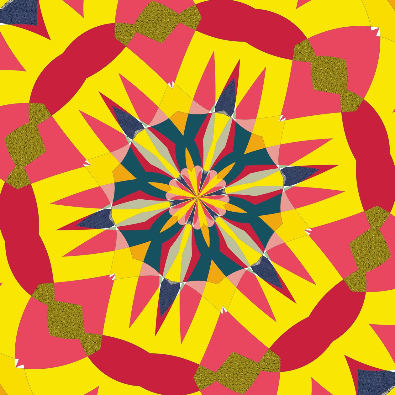 symetrie #15,2019,(kombinovaná média) od Alex Caminker
