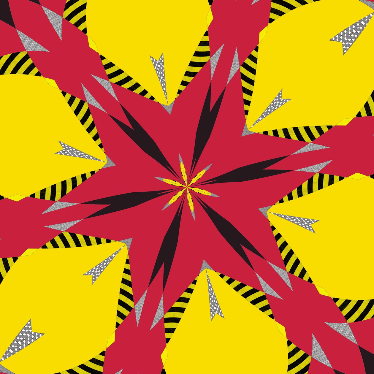 symetrie #7,2019,(kombinovaná média) od Alex Caminker