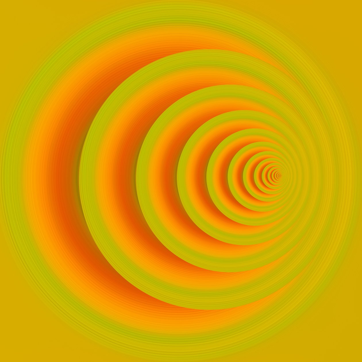 podzemní cesta (oranžová) II, 2019, (kombinovaná média) od Alex Caminker