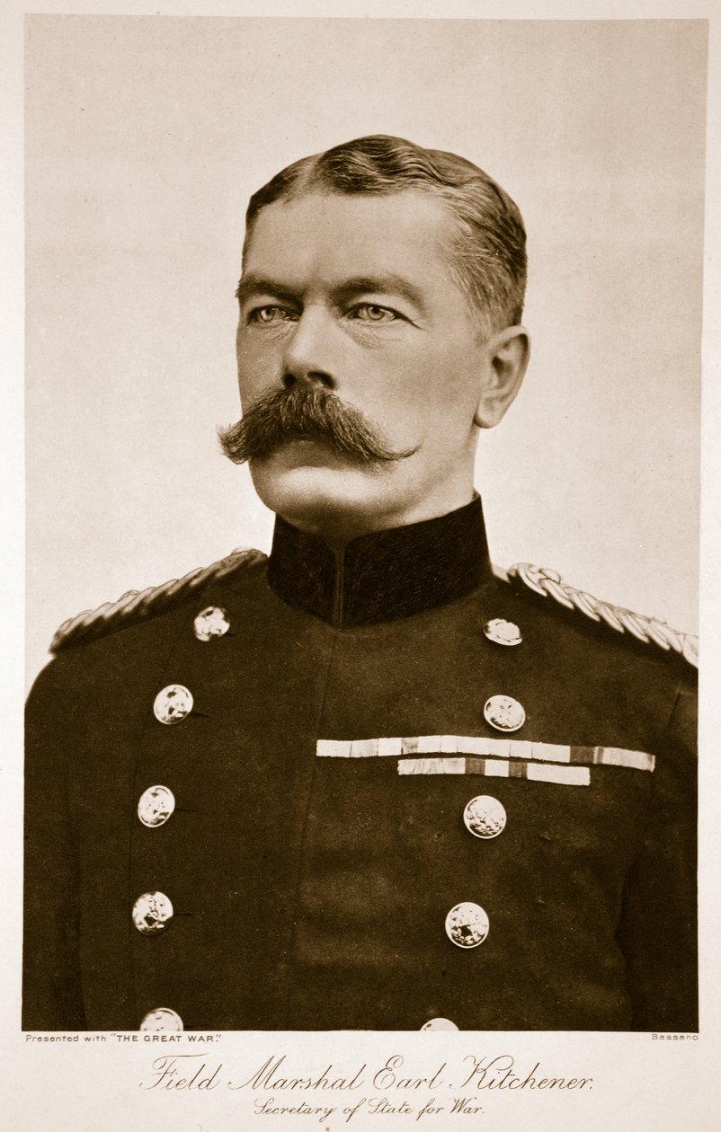 Polní maršál hrabě Kitchener, 1914-19 od Alexander Bassano