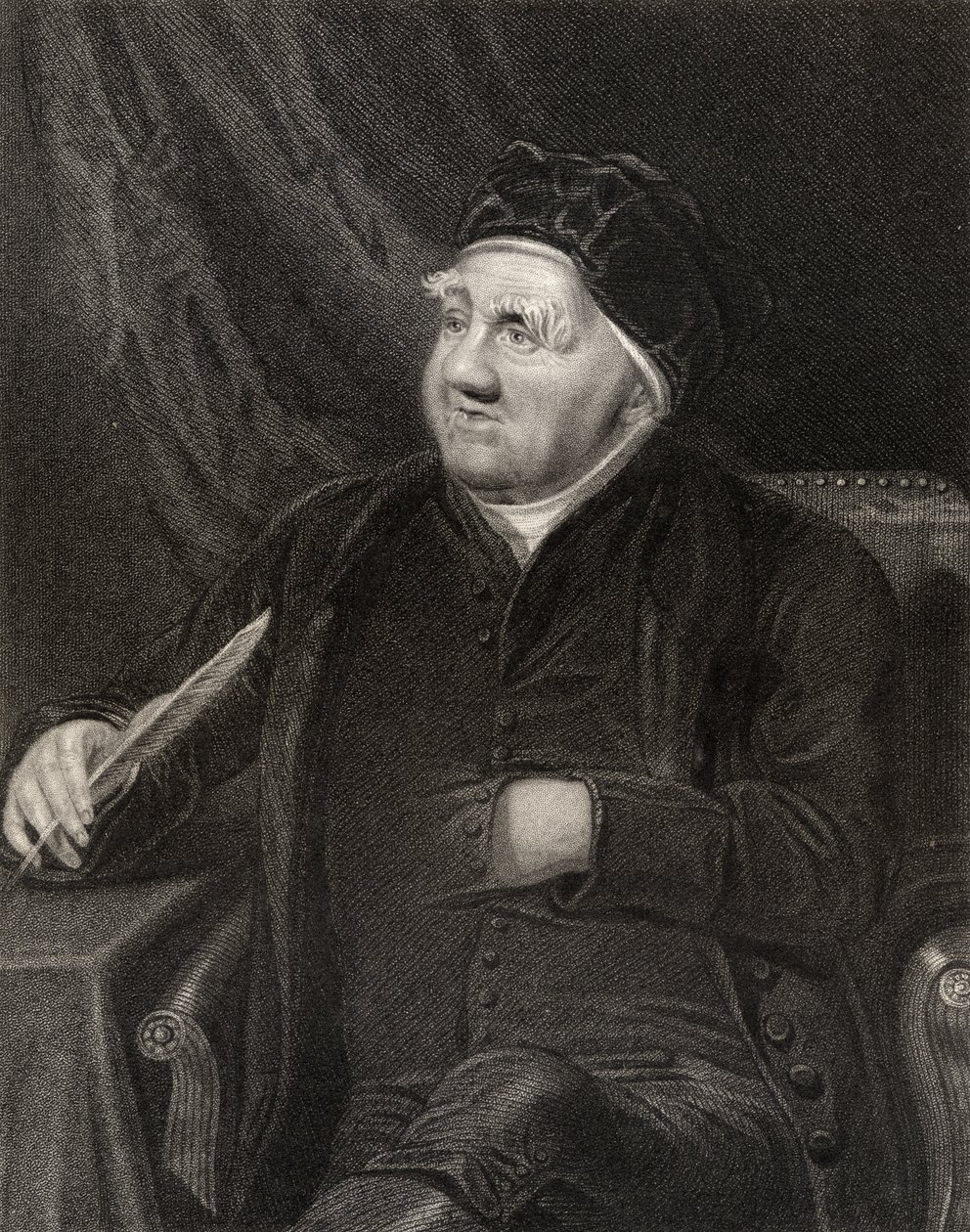 Samuel Parr, vyrytý Johnem Cochranem (fl. 1821-65), z 