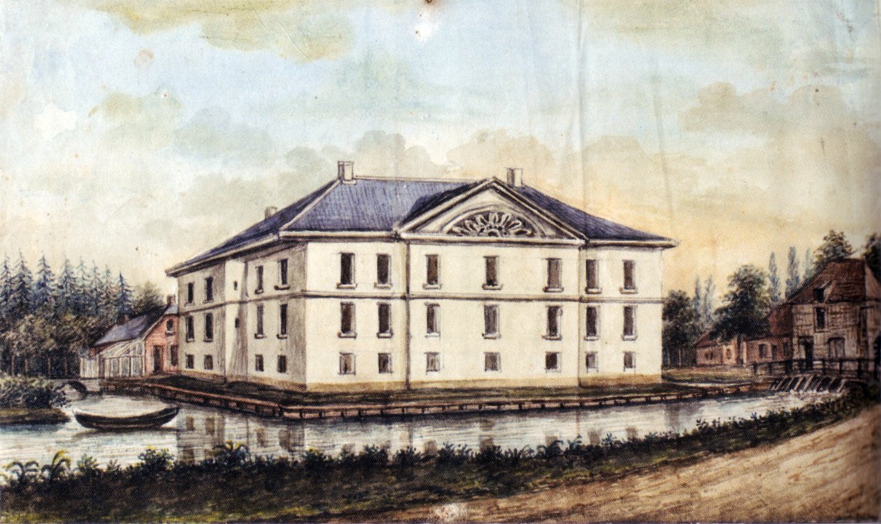 Dům Caen v Straelen, pohled z východu od Alexander Frans van Aefferden