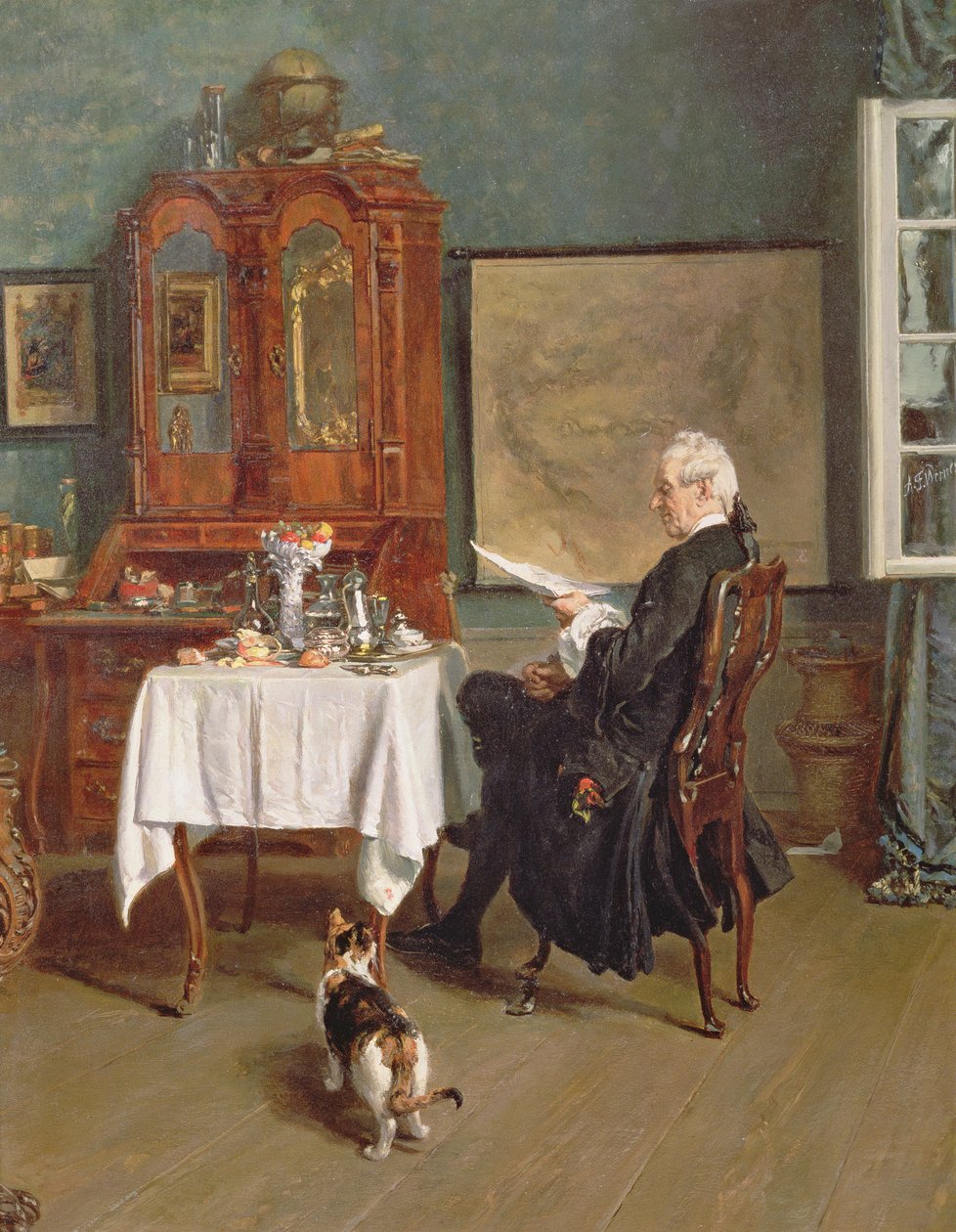 Pojistný matematik u snídaně od Alexander Friedrich Werner