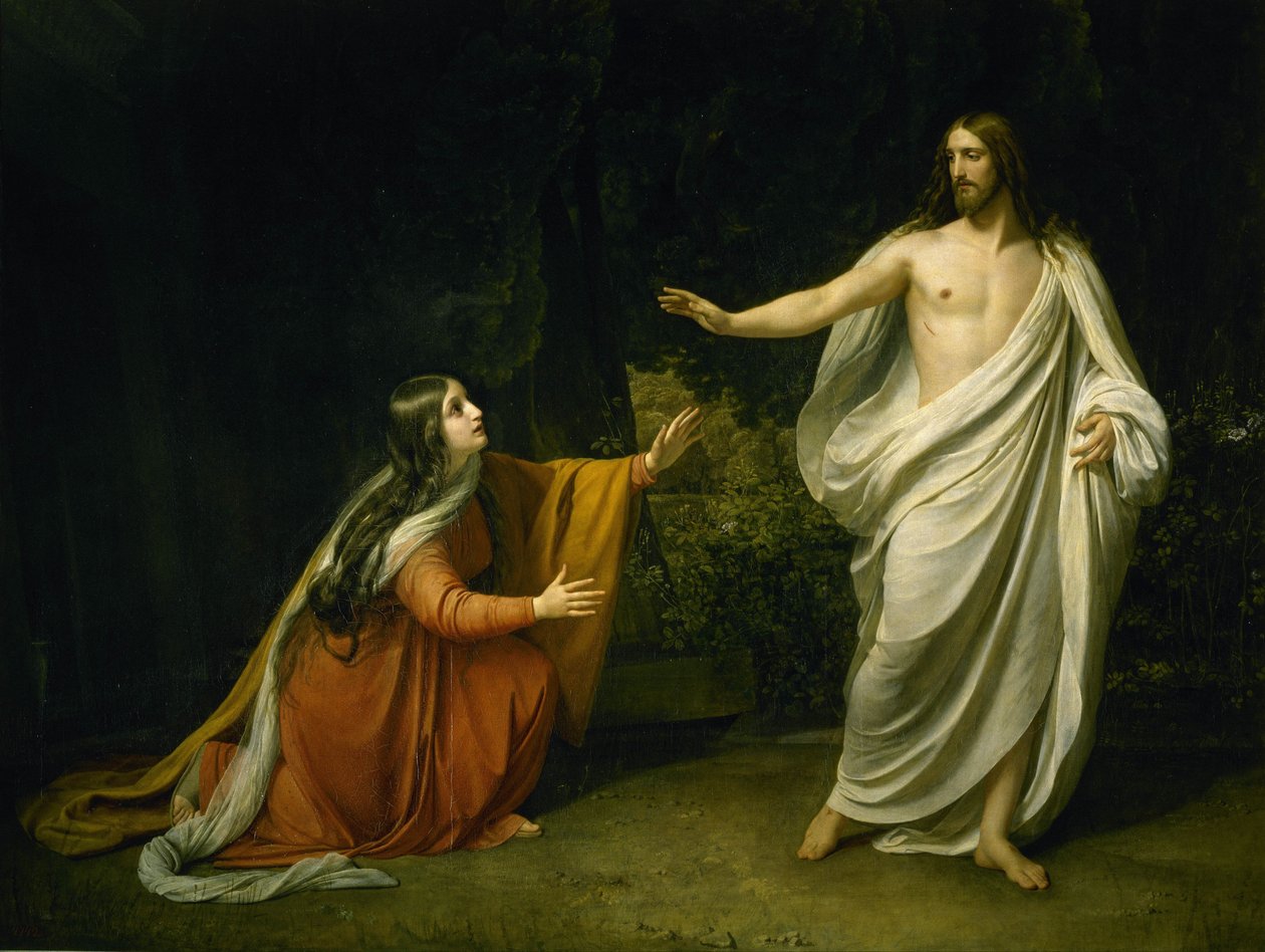 Kristovo zjevení se Máří Magdaleně po vzkříšení od Alexander Andreyevich Ivanov