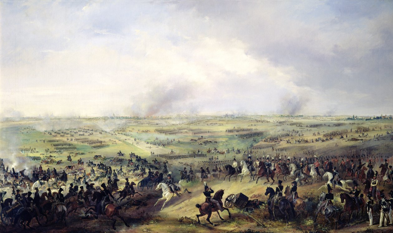 Bitva u Lipska, 16-19 října 1813 od Alexander Ivanovich Sauerweid