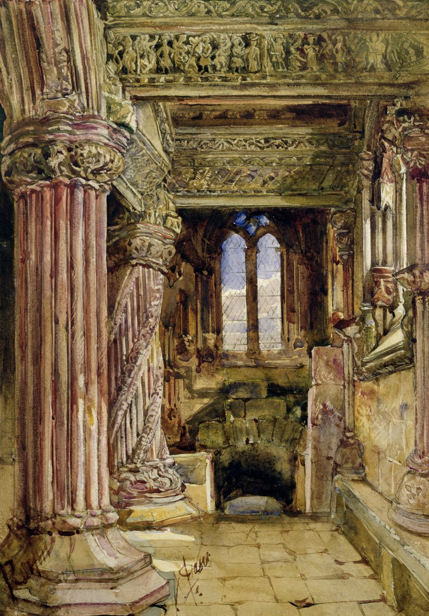 Rosslynská kaple, Skotsko od Alexander Jnr. Fraser