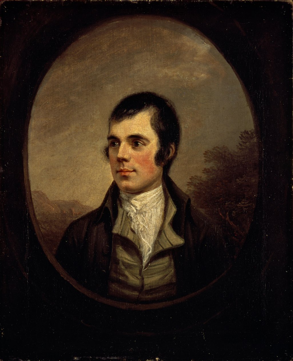 Robert Burns, 1759 - 1796 od Alexander Nasmyth