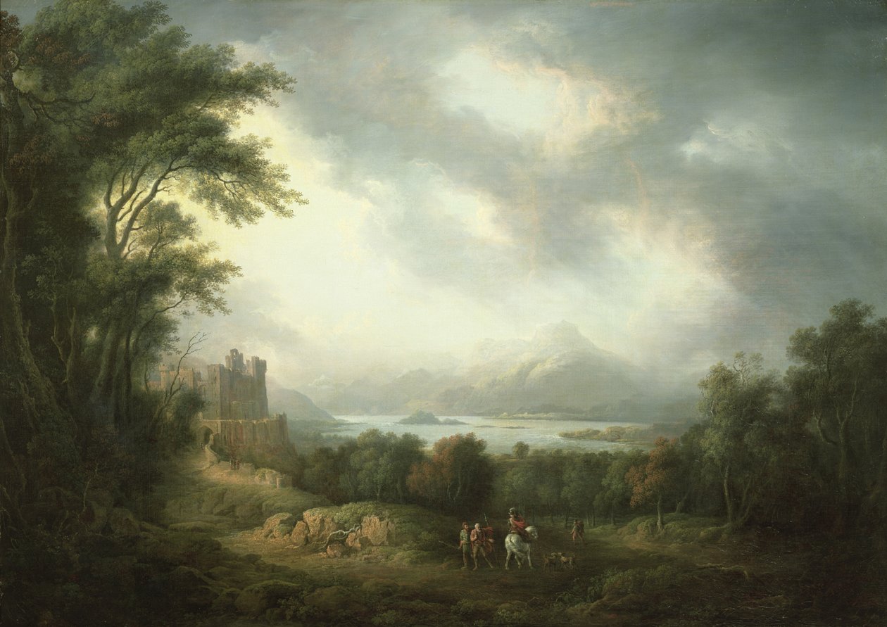 Pohled na jezero Loch Lomond od Alexander Nasmyth