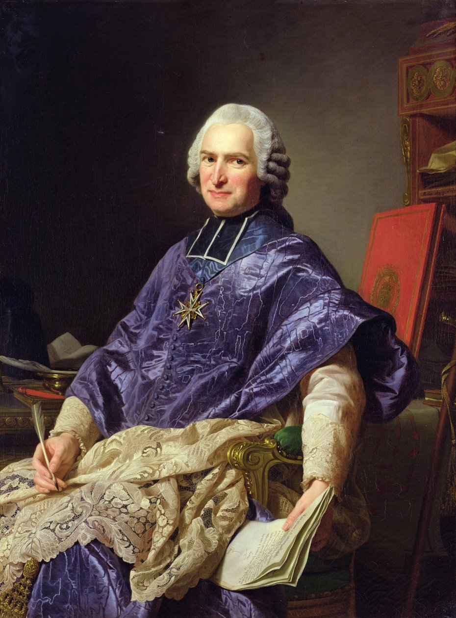 Joseph-Marie Terray (1715-78) Abbe de Molesmes, 1774 od Alexander Roslin