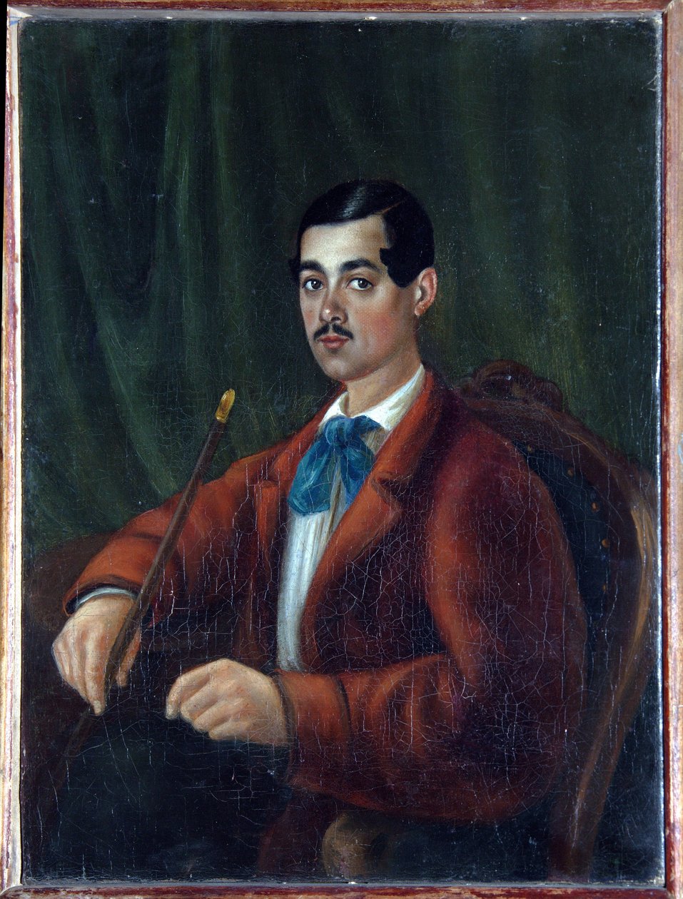 Autoportrét. Ruský spisovatel, romantický básník známý pod pseudonymem Marlinsky a člen děkabristického nebo děkabristického povstání v roce 1825, deportován na Kavkaz, Dílo Alexandra Alexandroviče Bestuževa (Bestužev) Marlinsky (179 od Alexander Alexandrovich Bestuzhev Marlinsky