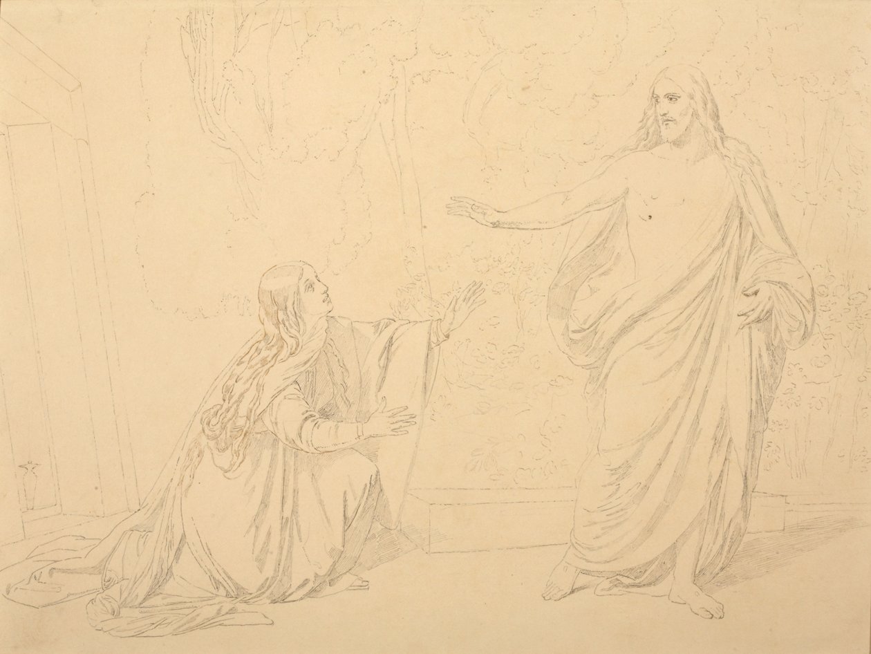 Noli me tangere, 1835 od Alexander Andreyevich Ivanov