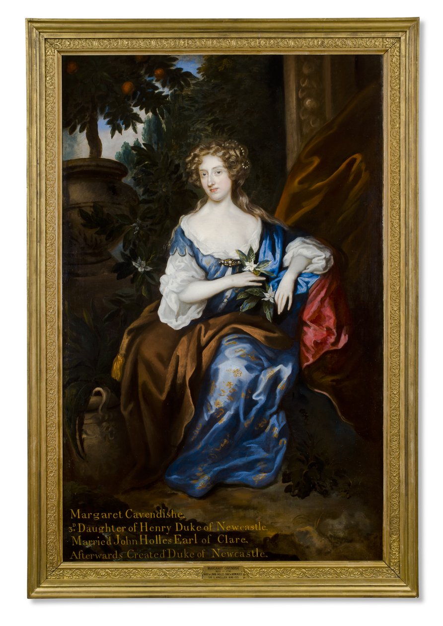 Portrét Margaret Hollesové, vévodkyně z Newcastlu, 1685 od Alexander Comer