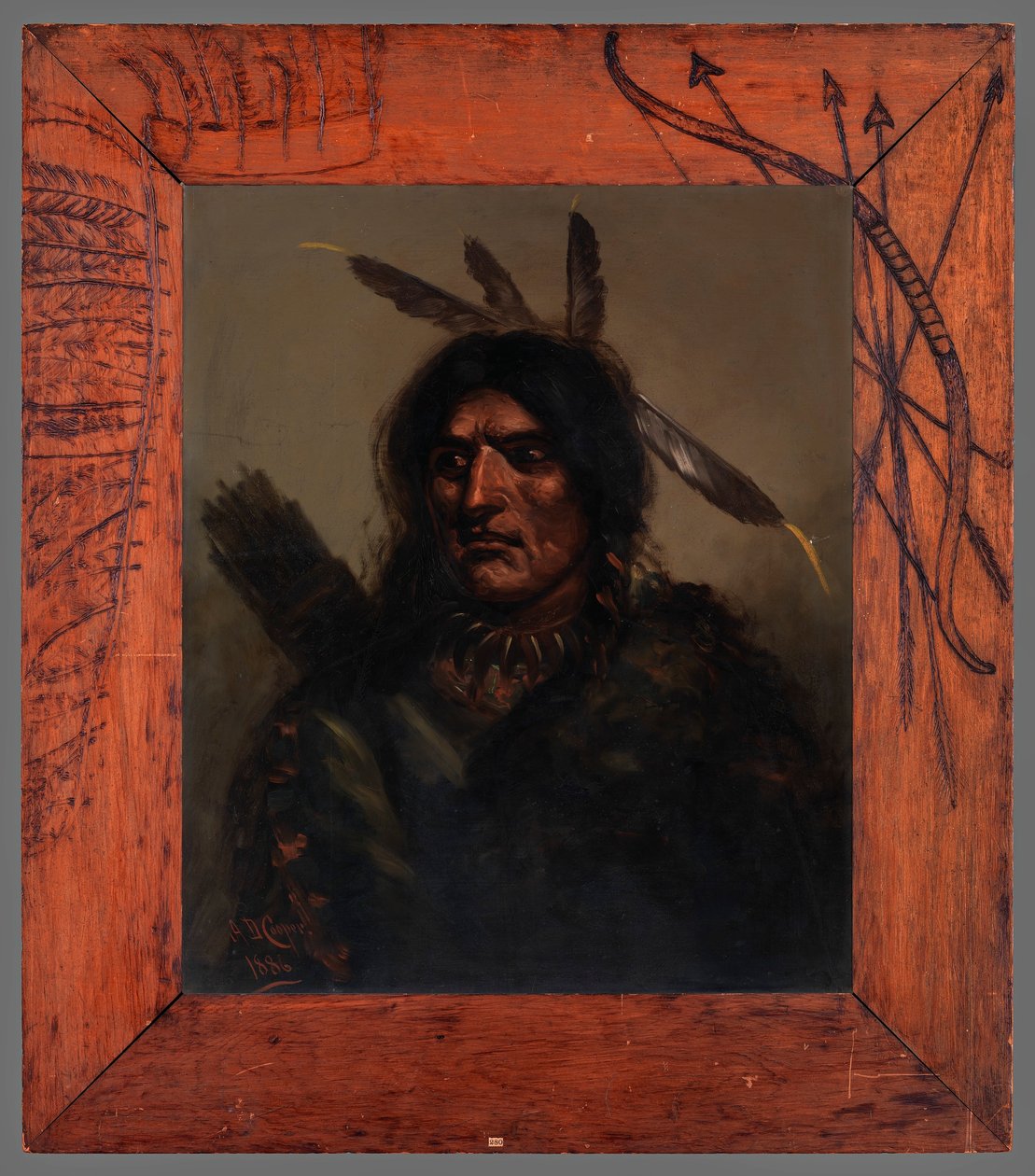 Indián s toulcem od Alexander Davis Cooper