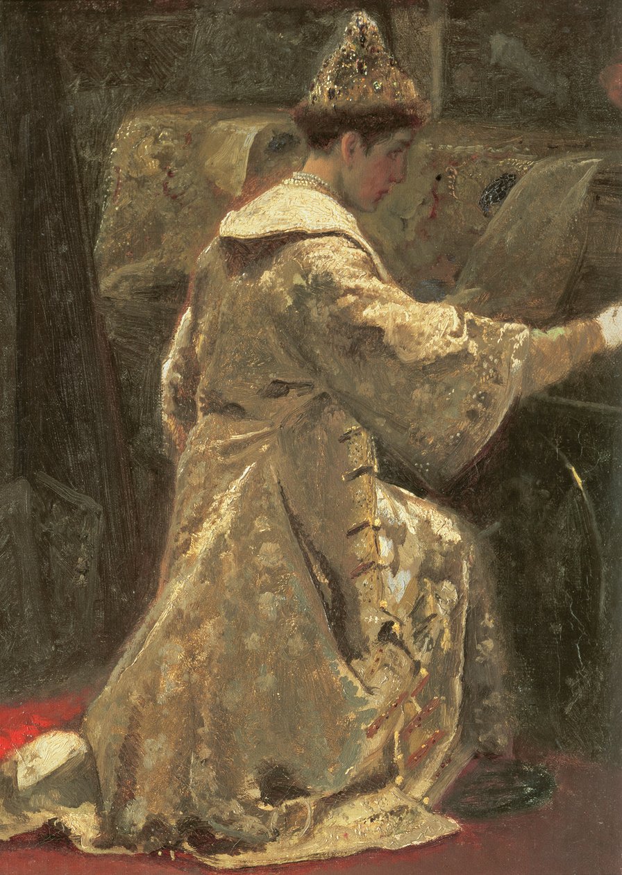 Tsar Alexei Mikhailovich, 1886 od Alexander Dimitrievitch Litovtchenko