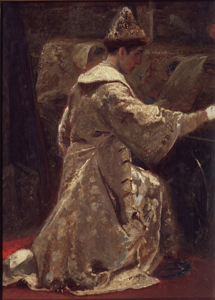 Car Alexis I. Michajlovič Ruska 1629-1676, před rokem 1886 od Alexander Dmitrievich Litovchenko