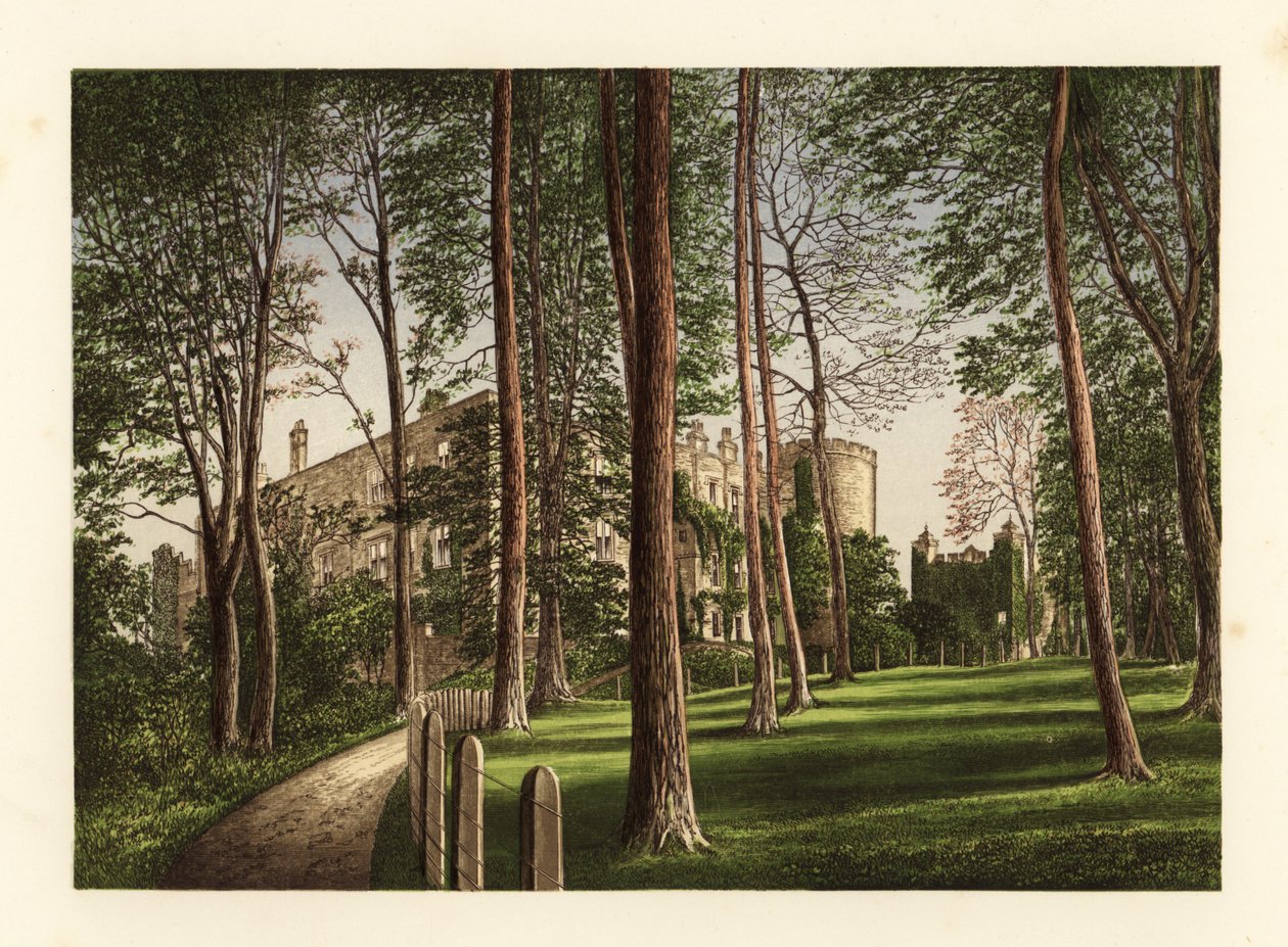 Appleby Castle, Westmorland, Anglie. od Alexander Francis (after) Lydon
