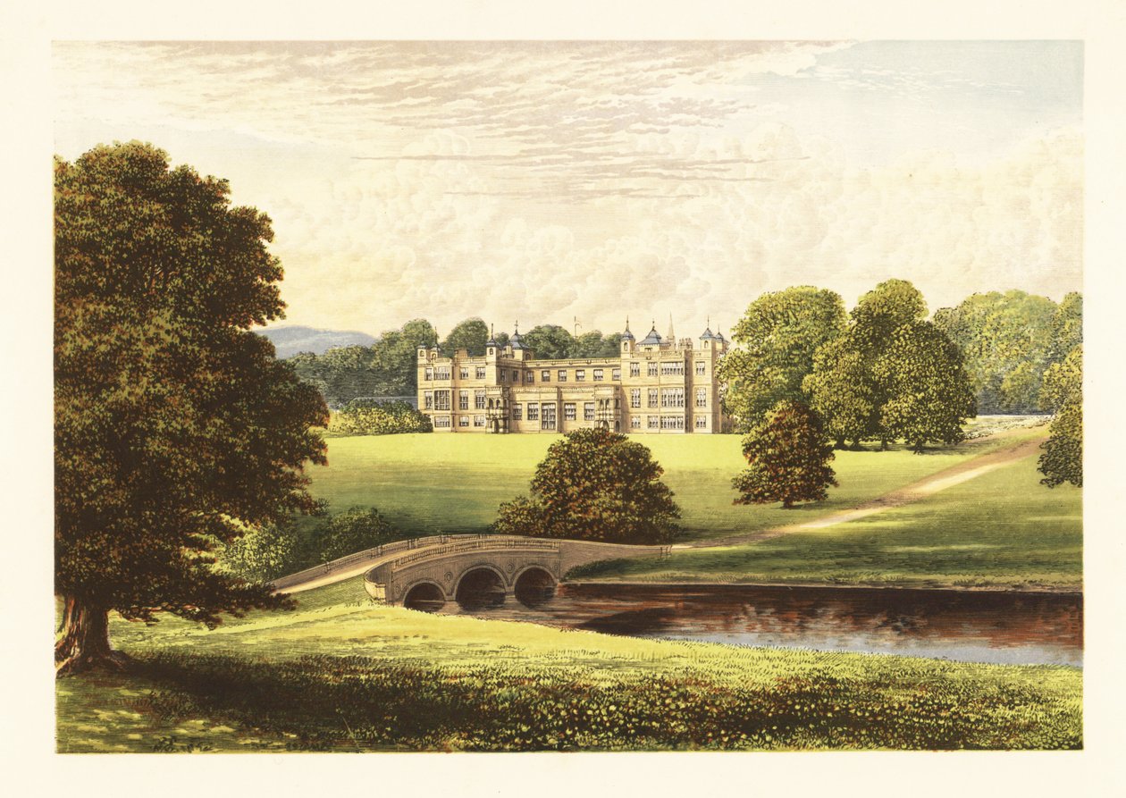Audley End House, Essex, Anglie. od Alexander Francis (after) Lydon