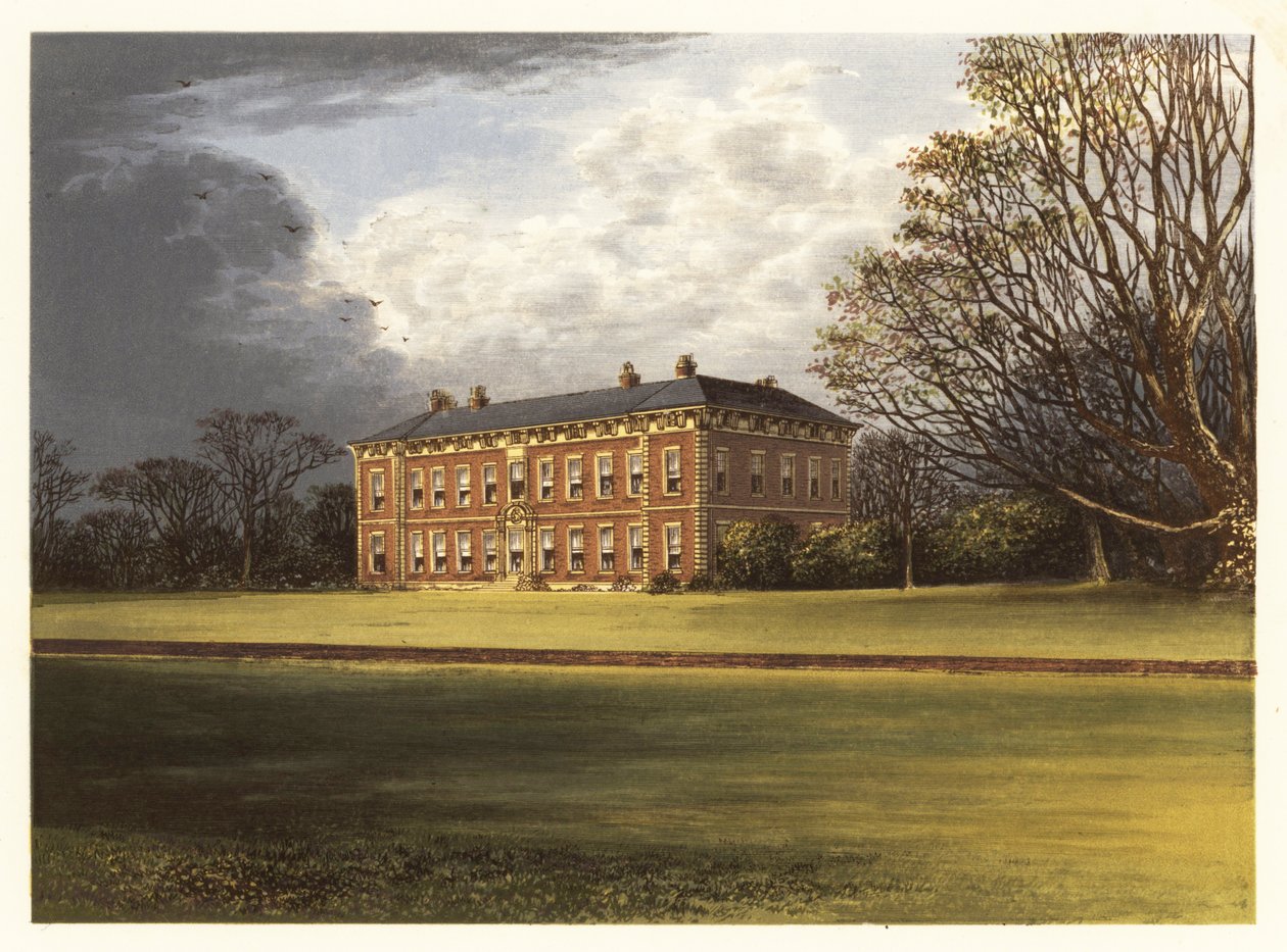 Beningbrough Hall, Yorkshire, Anglie. 1880 (rytina) od Alexander Francis (after) Lydon