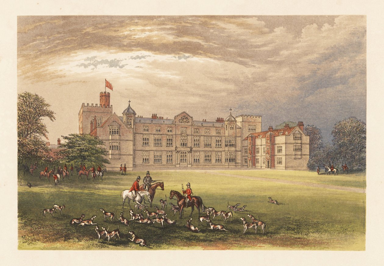 Burton Constable Hall, Yorkshire, Anglie. od Alexander Francis (after) Lydon