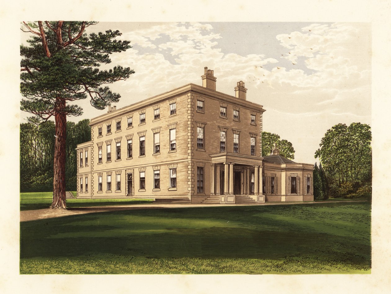 Carnanton House, Cornwall, Anglie. od Alexander Francis (after) Lydon