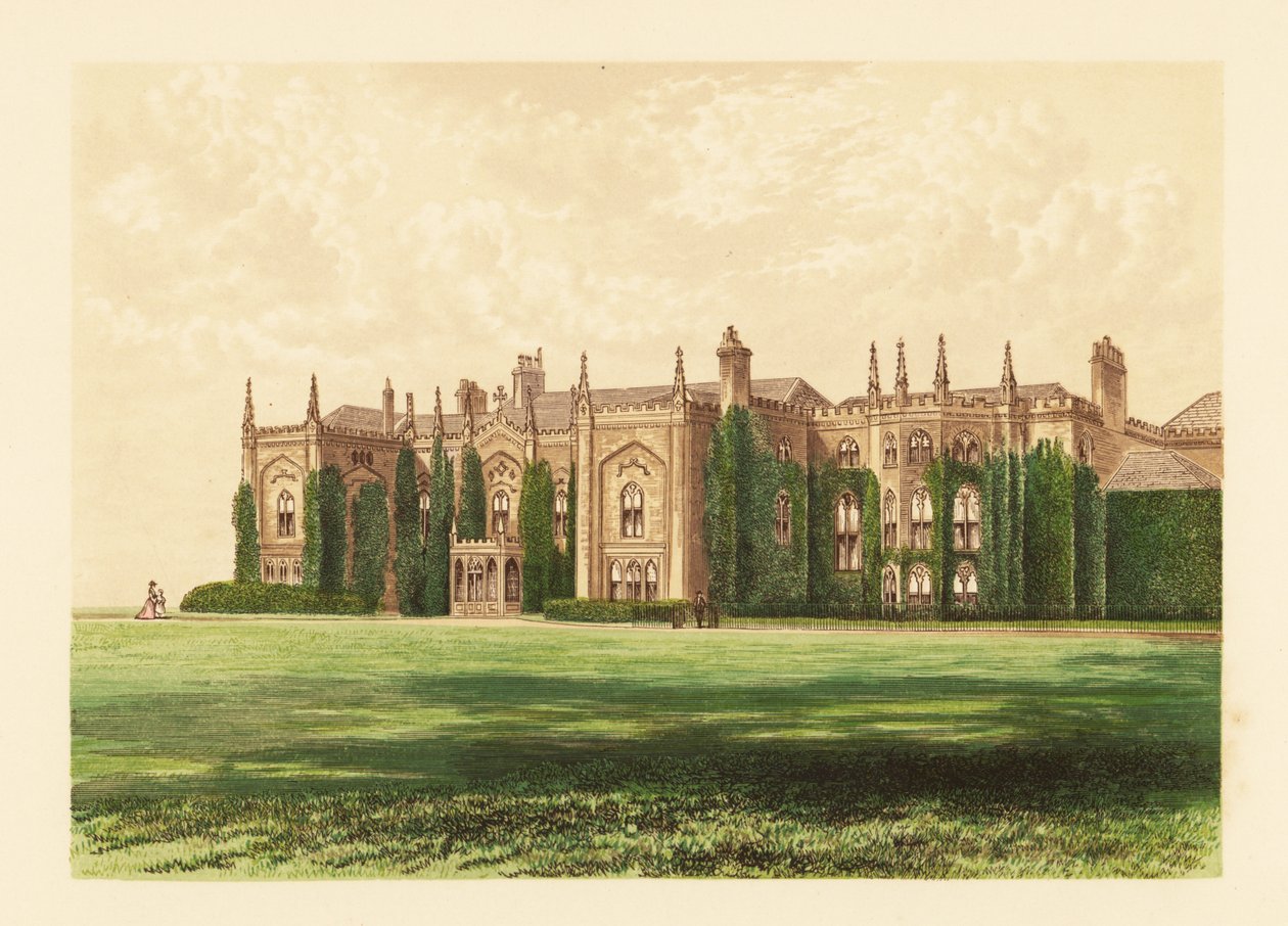 Combermere Abbey, Shropshire, Anglie. od Alexander Francis (after) Lydon