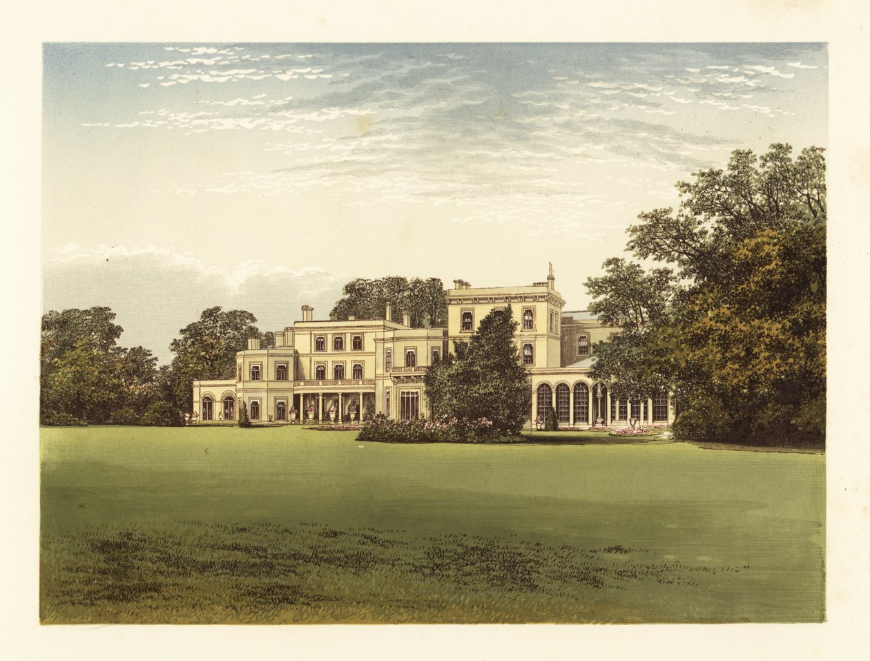 Danesfield House, Buckinghamshire, Anglie. od Alexander Francis (after) Lydon