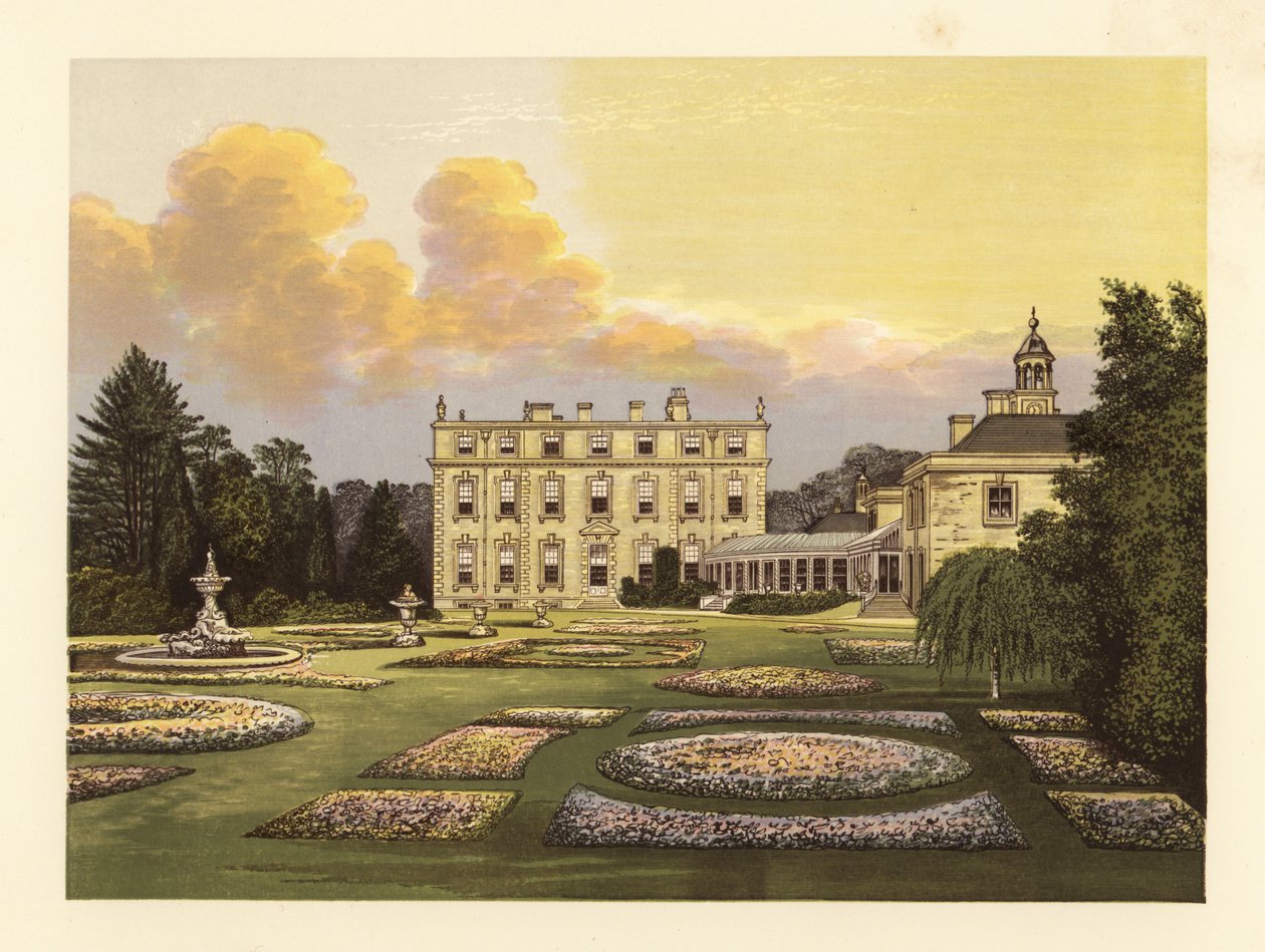 Ditchley House and Gardens, Oxfordshire, Anglie. od Alexander Francis (after) Lydon