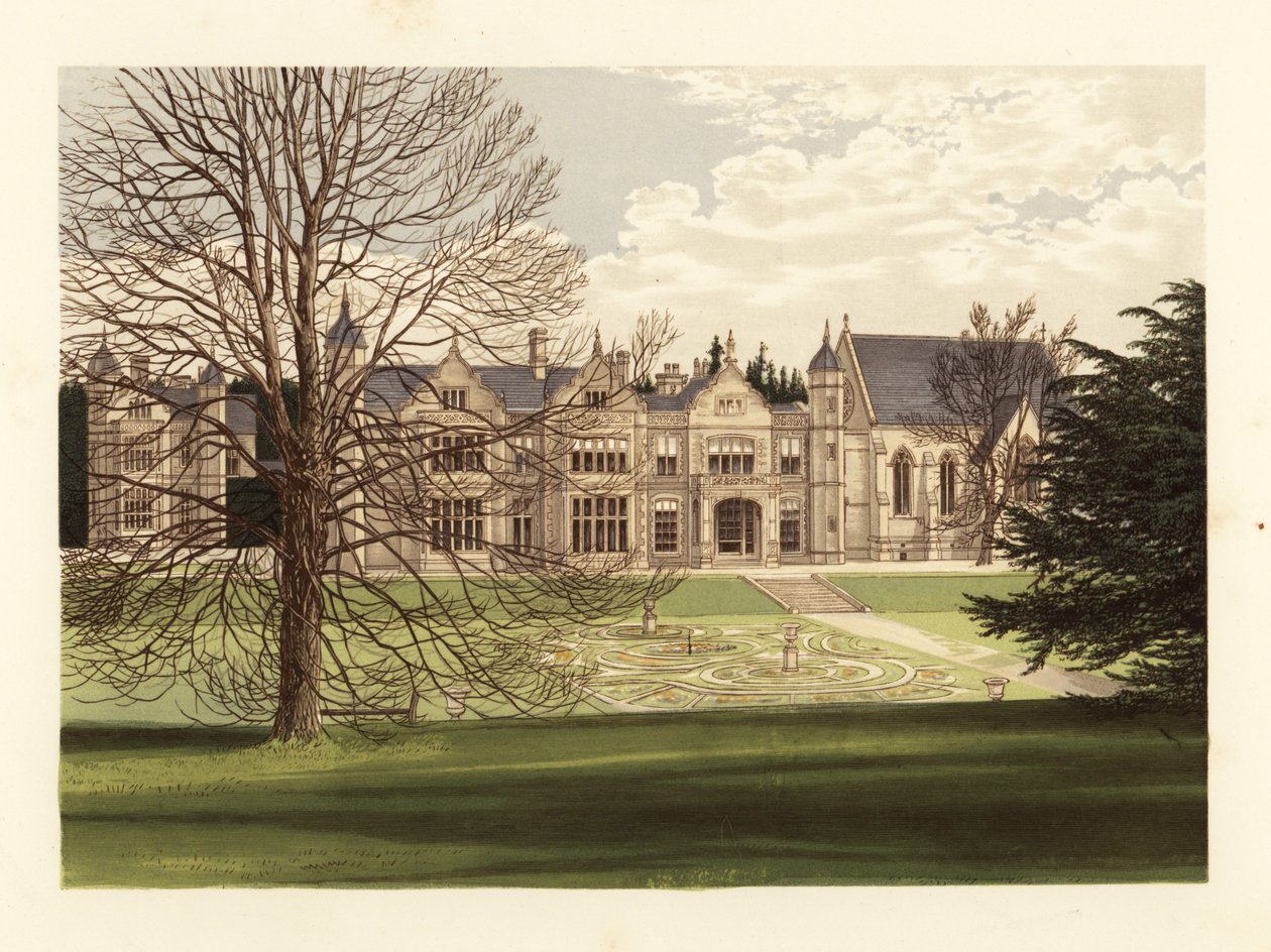 Exton House, Rutlandshire, Anglie. od Alexander Francis (after) Lydon