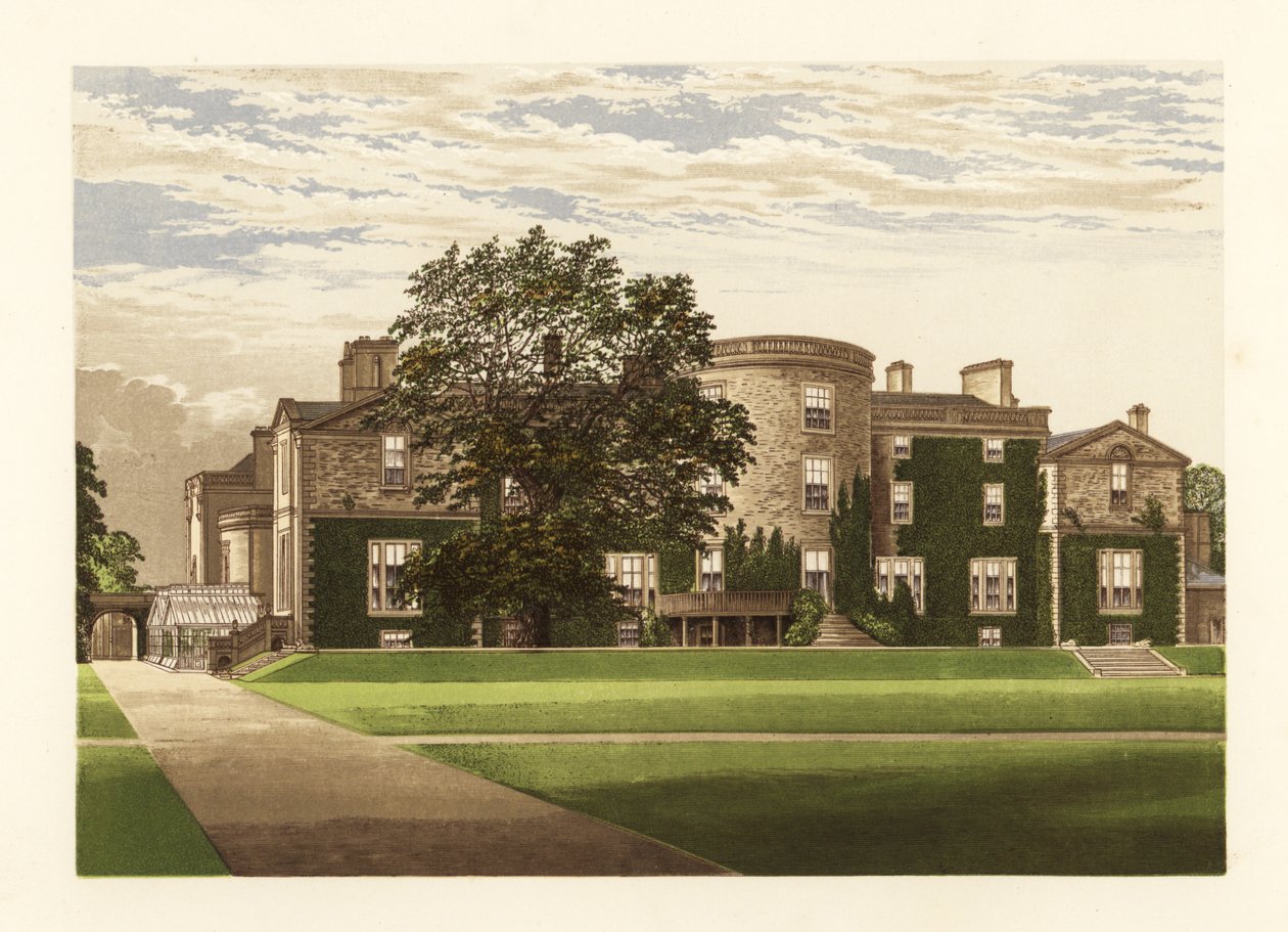 Galloway House, Wigtown, Skotsko. od Alexander Francis (after) Lydon