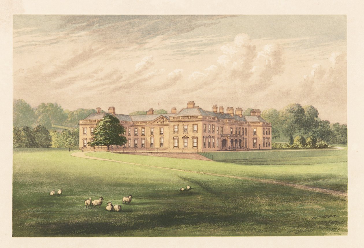 Holme Lacy, Herefordshire, Anglie. od Alexander Francis (after) Lydon