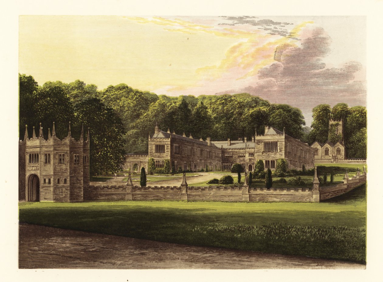 Lanhydrock House, Cornwall, Anglie. od Alexander Francis (after) Lydon