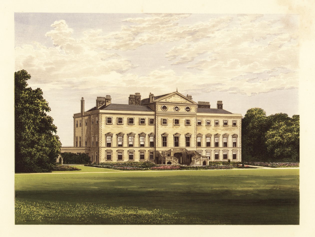 Lathom House, Lancashire, Anglie. od Alexander Francis (after) Lydon